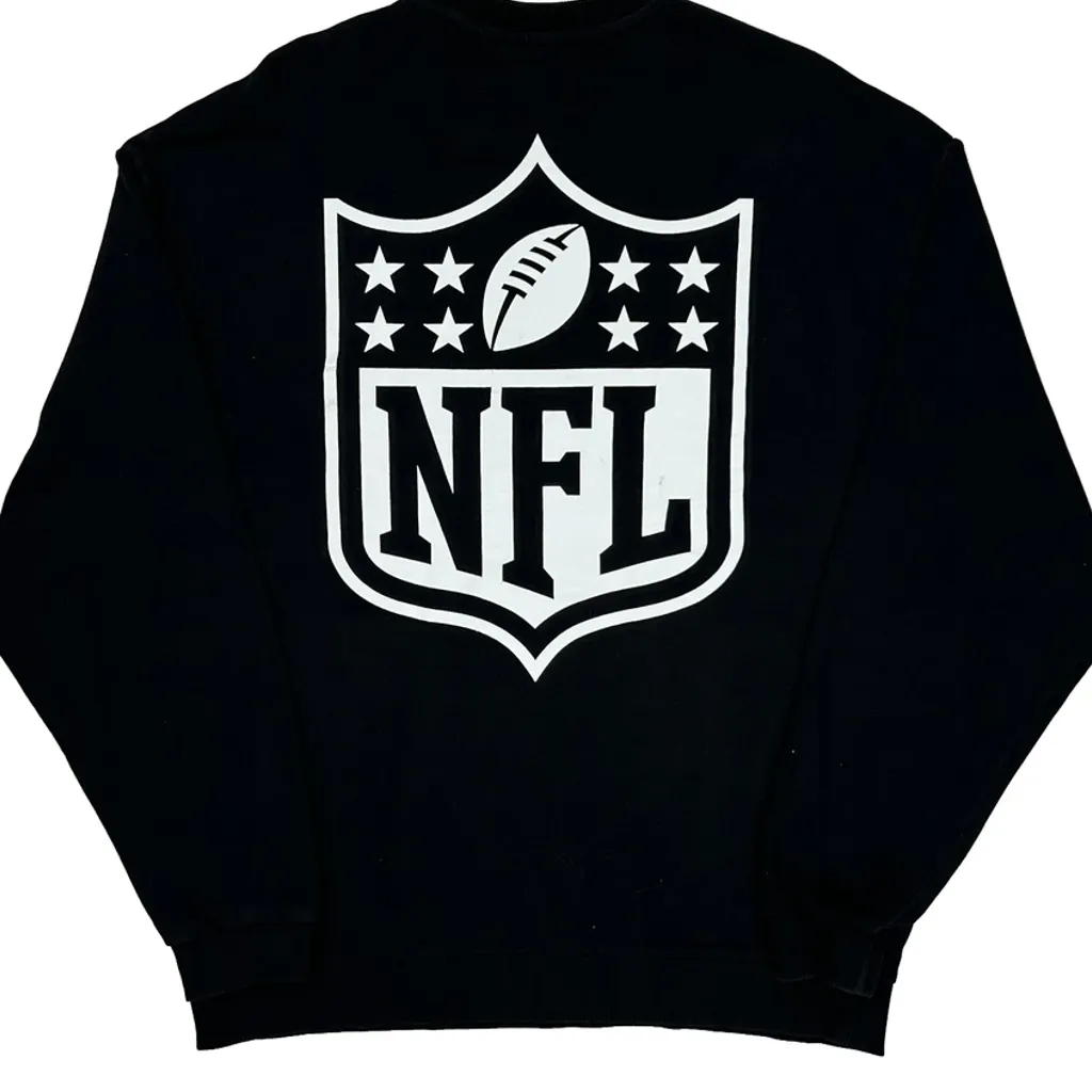 Nfl Asos Football Sweatshirt - Small Black Cotton - Image 6