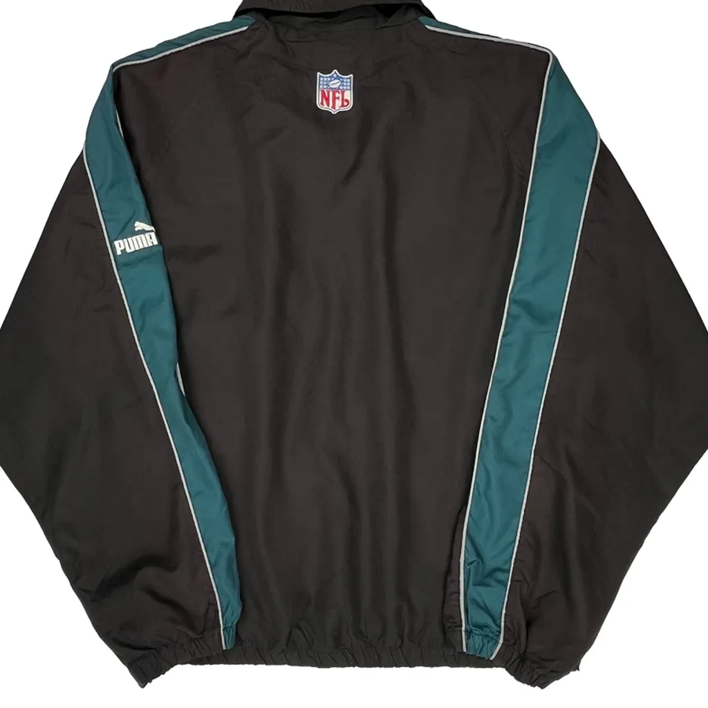 Nfl Puma Football Track Jacket - Medium Black Polyester - Image 6