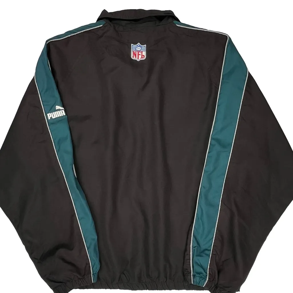 Nfl Puma Football Track Jacket - Medium Black Polyester - Image 7