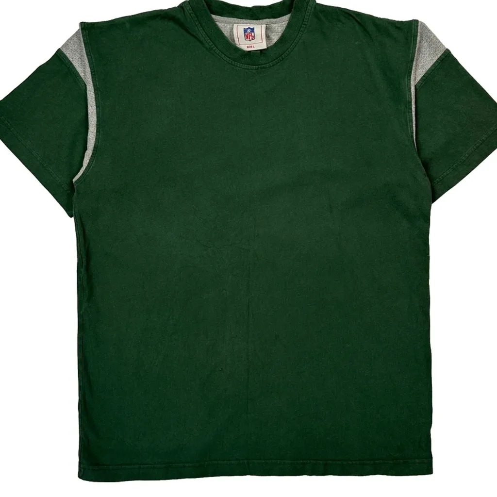 Nfl T-Shirt - Large Green Cotton - Image 4