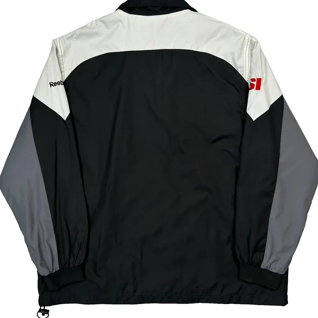 Nfl Team Apparel Reebok Windbreaker - XL Black Polyester - Image 6