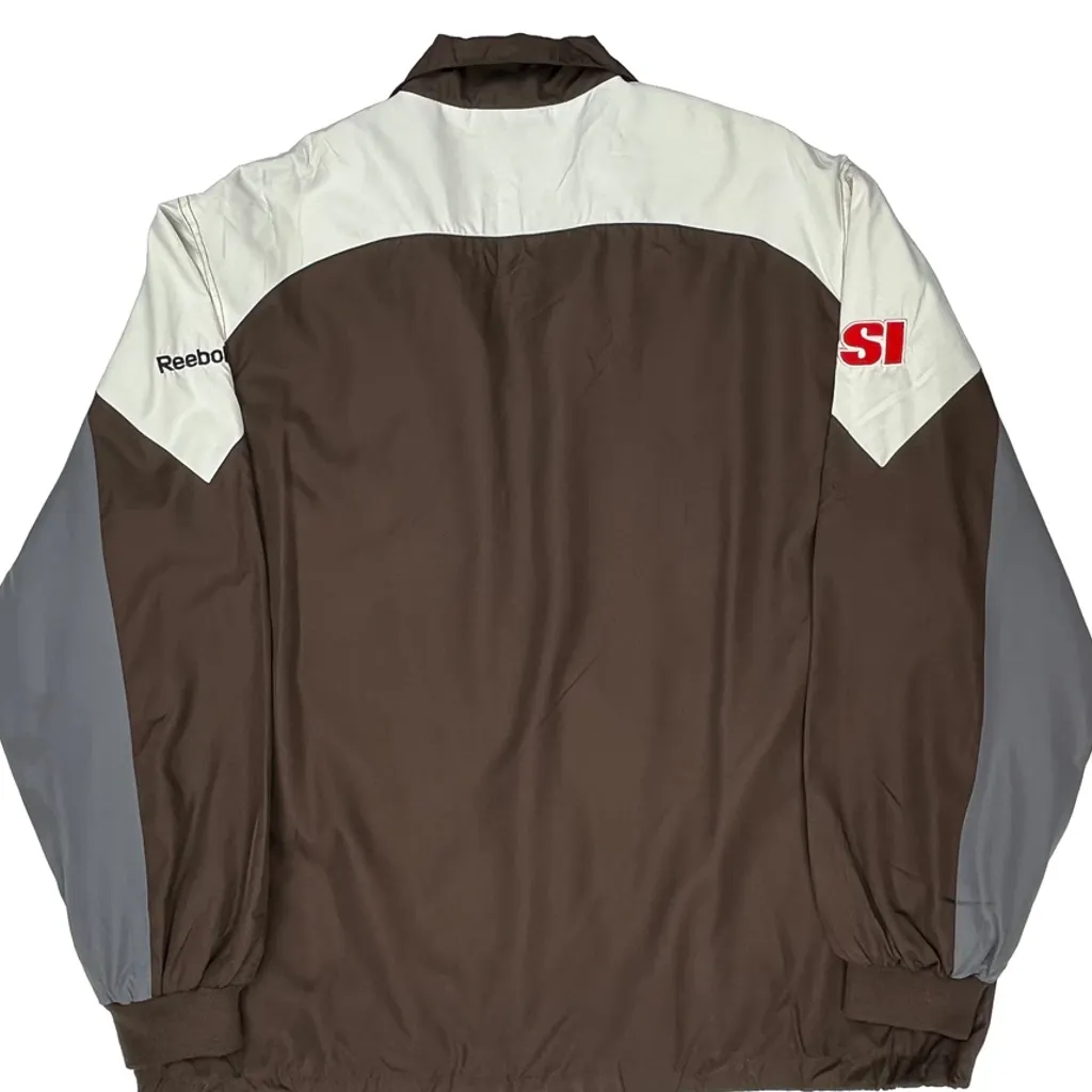 Nfl Team Reebok Track Jacket - XL Brown Polyester - Image 7