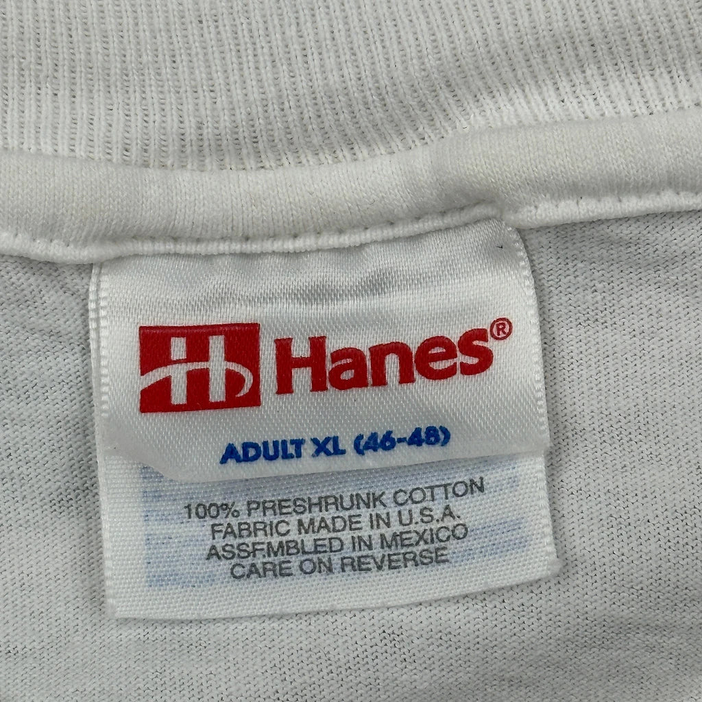 Nhra Hanes Graphic T-Shirt - XL White Cotton - Image 3