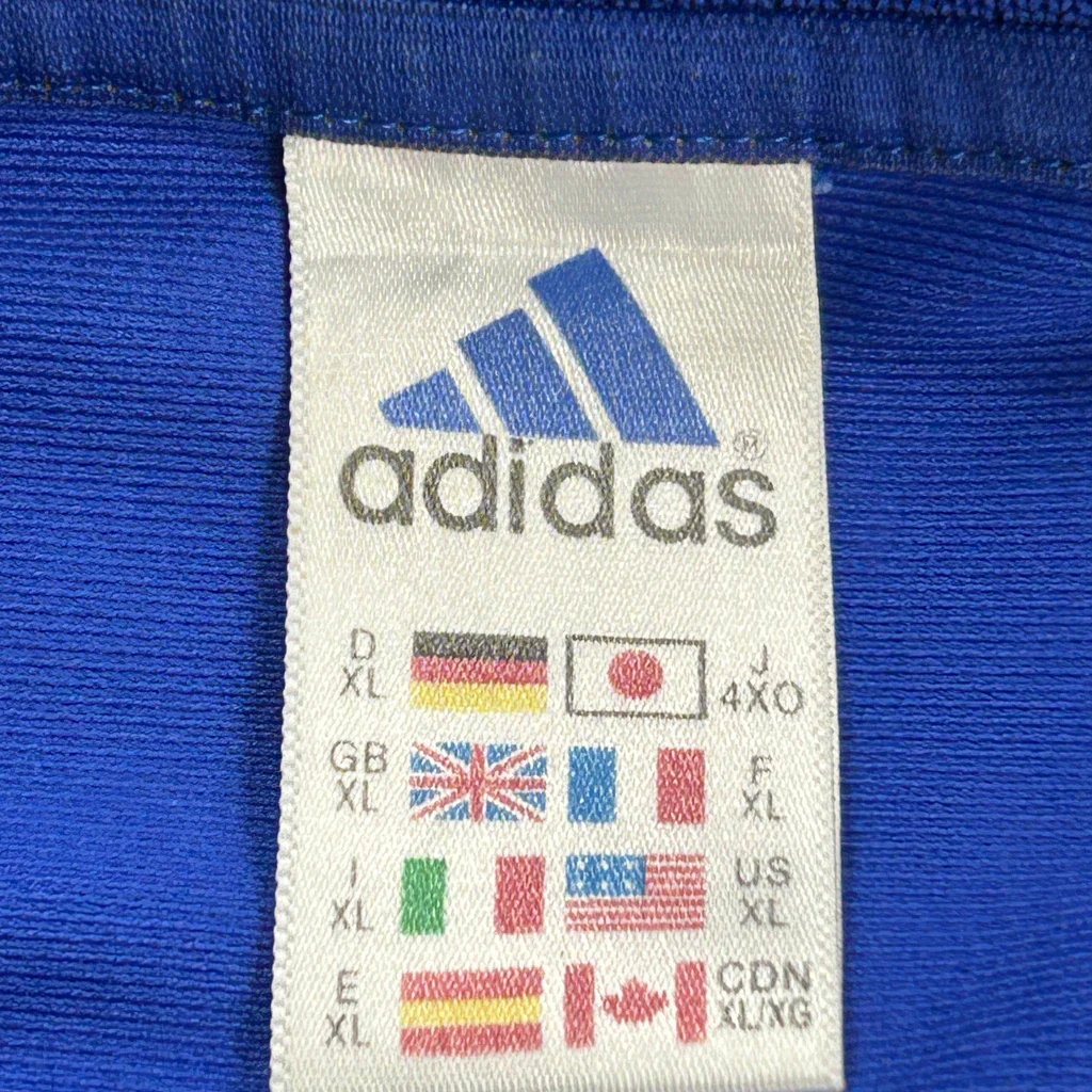 Nicolas Christian Travaux Publics Adidas Football Shirt - XL White Polyester - Image 3