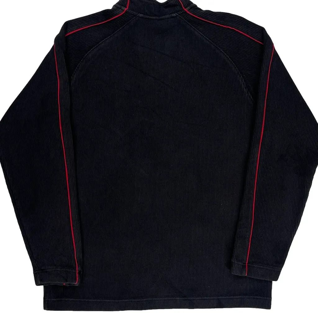 Nike 1/4 Zip - Medium Black Cotton - Image 6