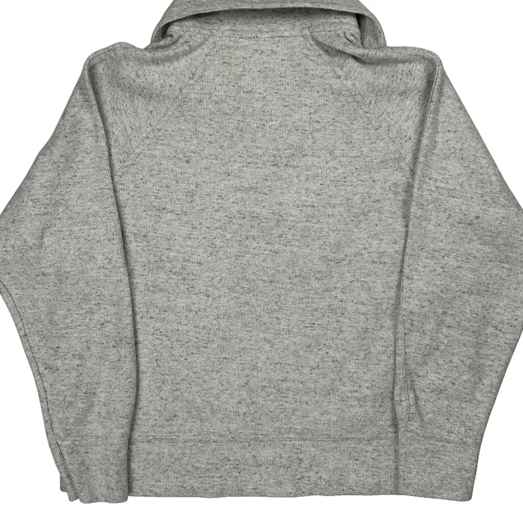 Nike 1/4 Zip - Medium Grey Cotton Blend - Image 6