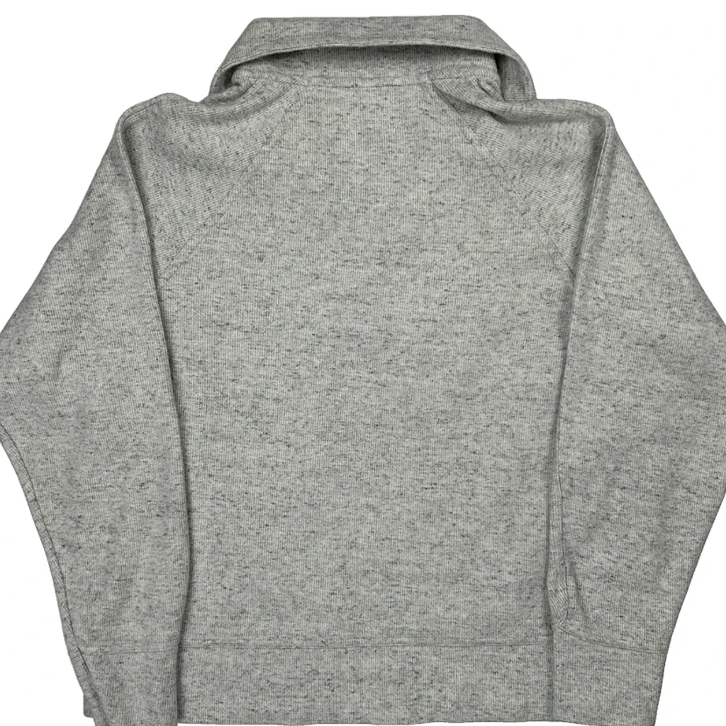Nike 1/4 Zip - Medium Grey Cotton Blend - Image 7