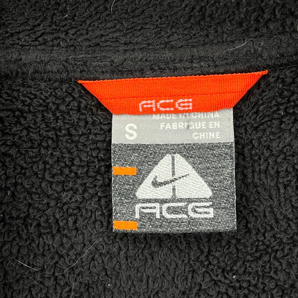 Nike Acg Fleece Jacket - Small Black Polyester - Image 3