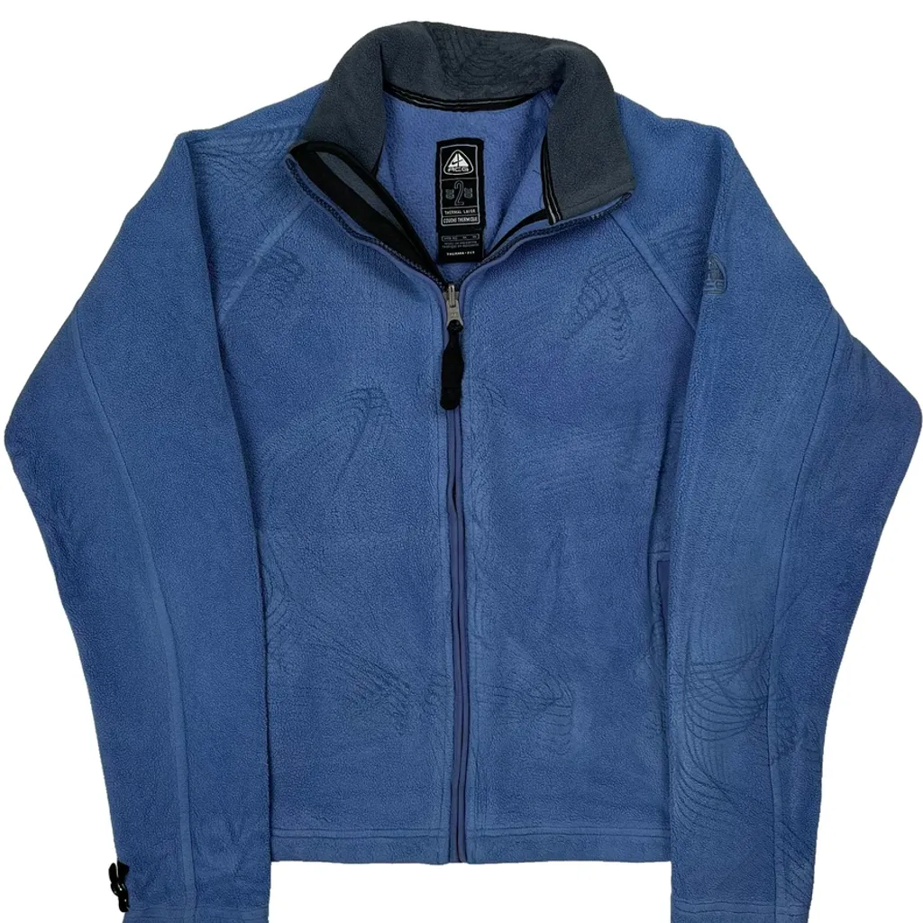 Nike Acg Fleece Jacket - Medium Blue Polyester - Image 4