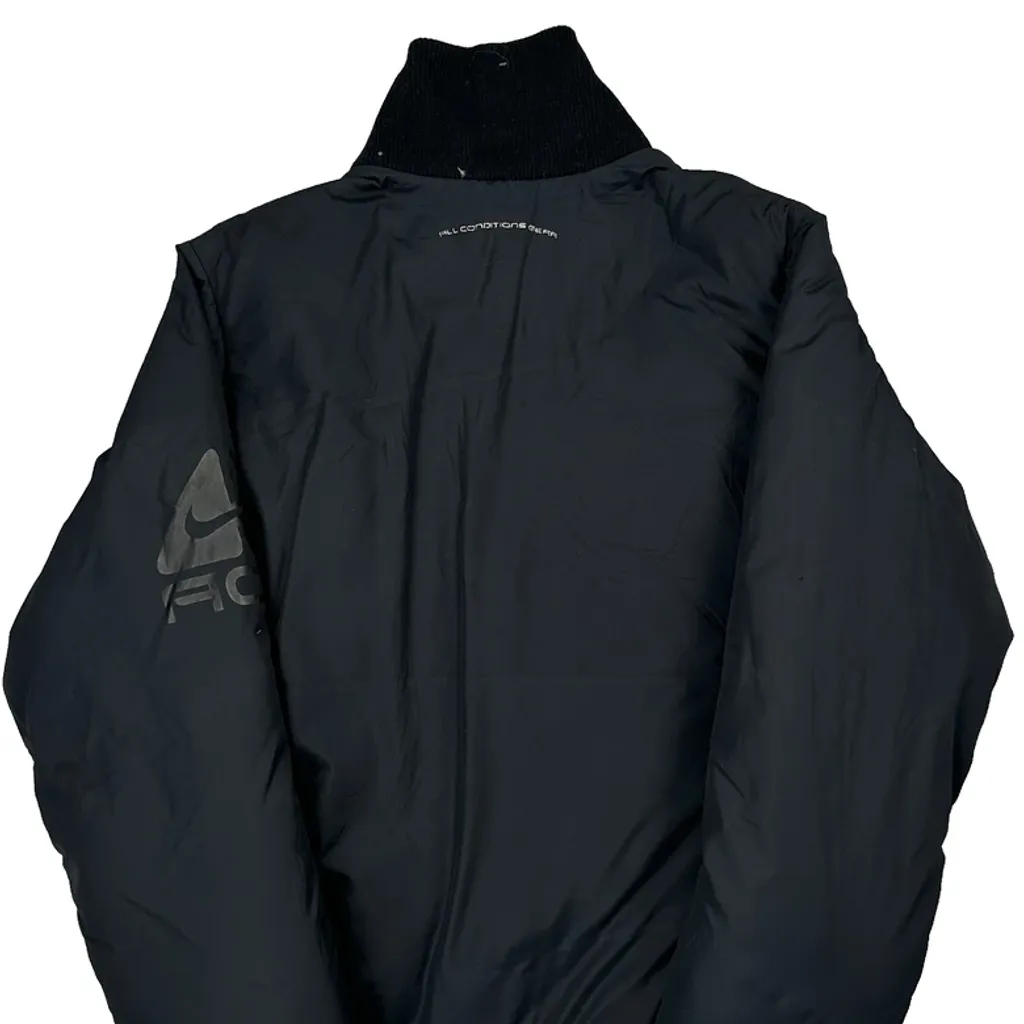 Nike Acg Reversible Bomber Puffer - Medium Black Polyester - Image 7
