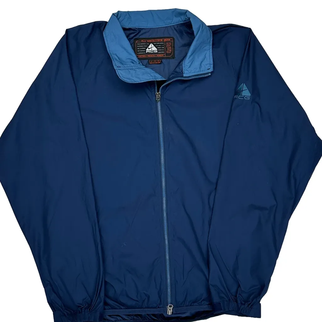 Nike Acg Windbreaker - Large Blue Nylon - Image 5