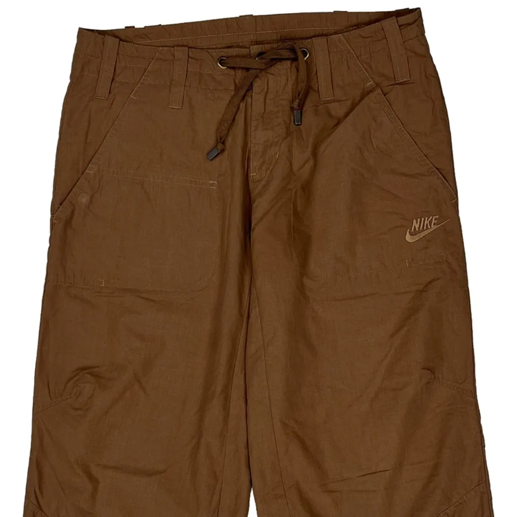 Nike Cargo Shorts - 36W 21L Brown Polyester Blend - Image 10