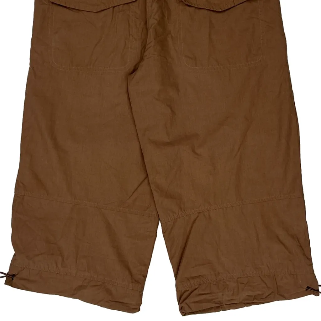 Nike Cargo Shorts - 36W 21L Brown Polyester Blend - Image 8