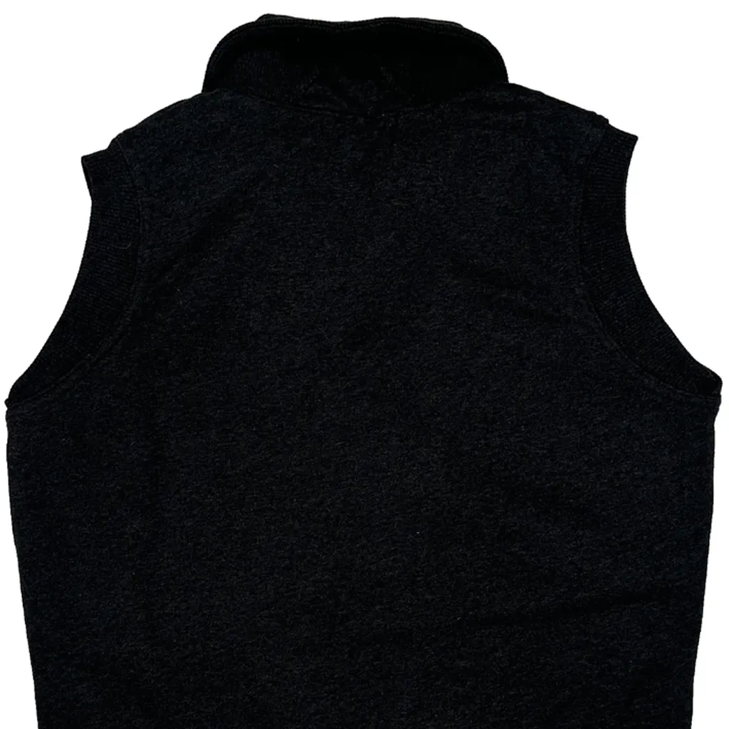 Nike Fleece Gilet - Large Black Cotton Blend - Image 8