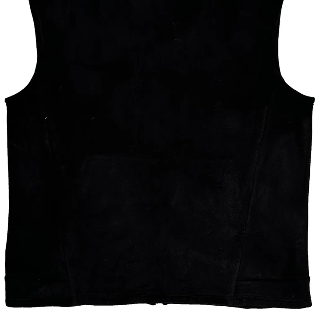 Nike Fleece Gilet - Medium Black Polyester - Image 7