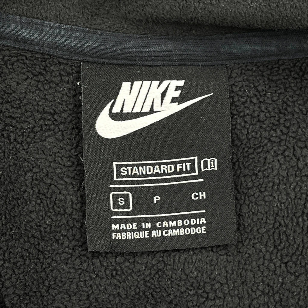 Nike Fleece Jacket - Small Black Polyester - Image 3