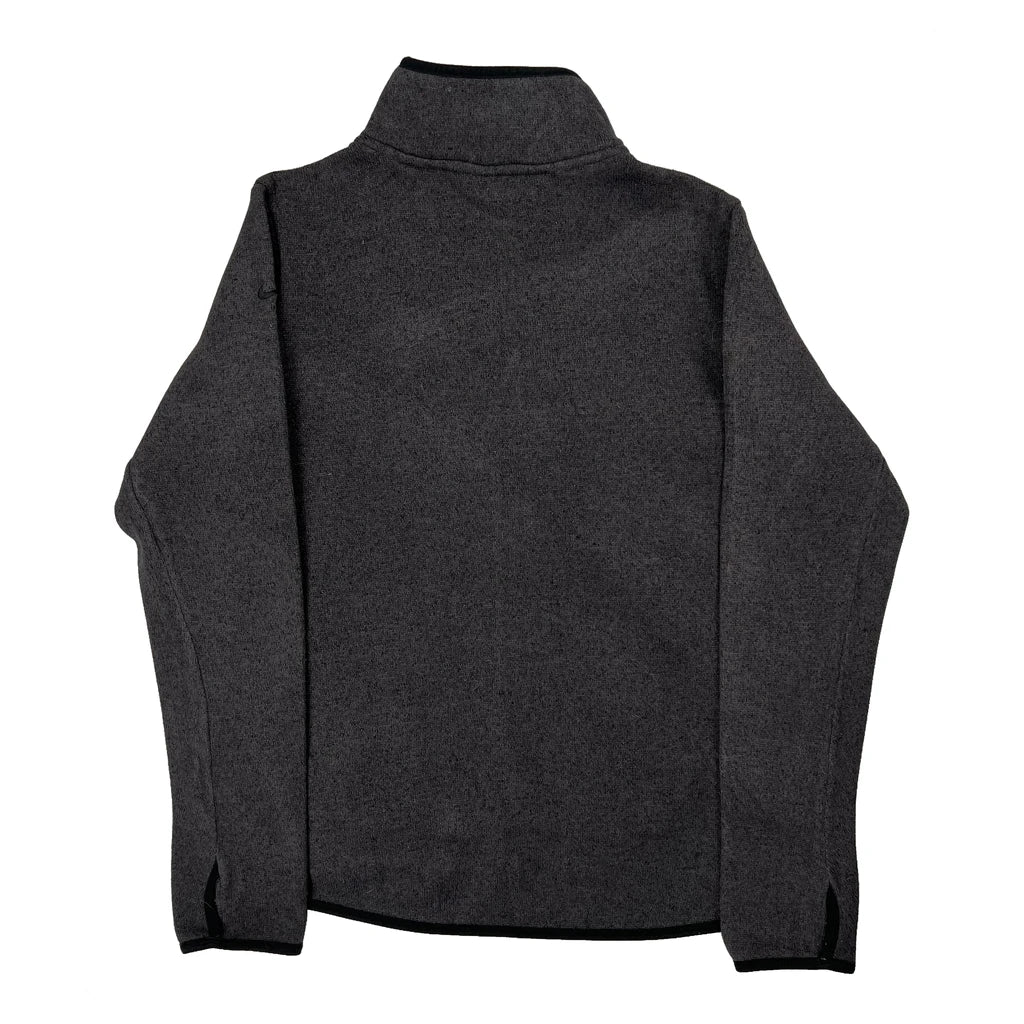 Nike Fleece Jacket - XL Gray Polyester - Image 2