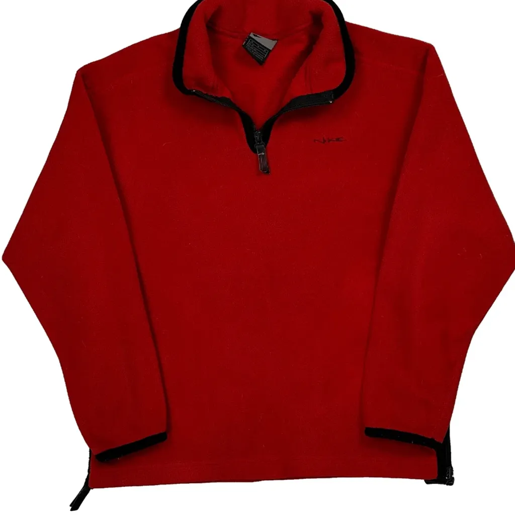 Nike Fleece - Medium Red Polyester - Image 4