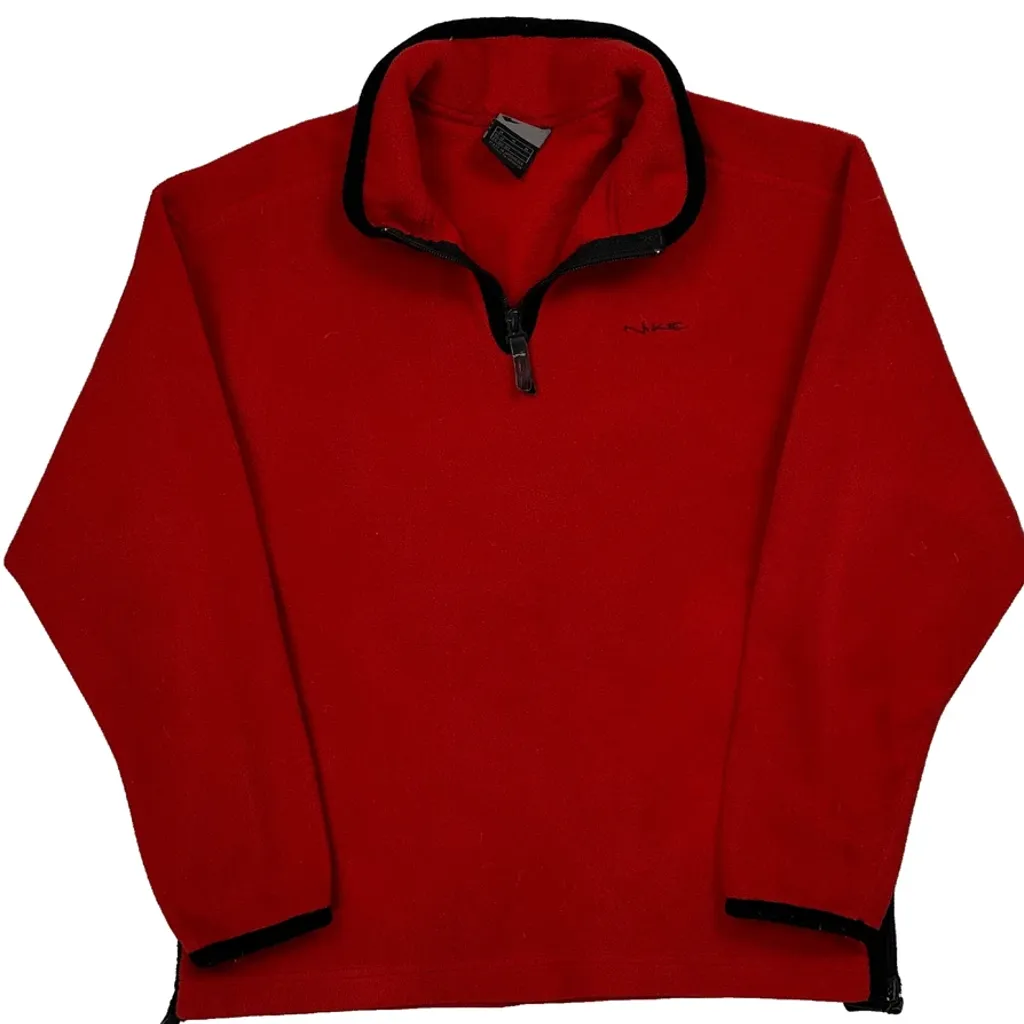 Nike Fleece - Medium Red Polyester - Image 5