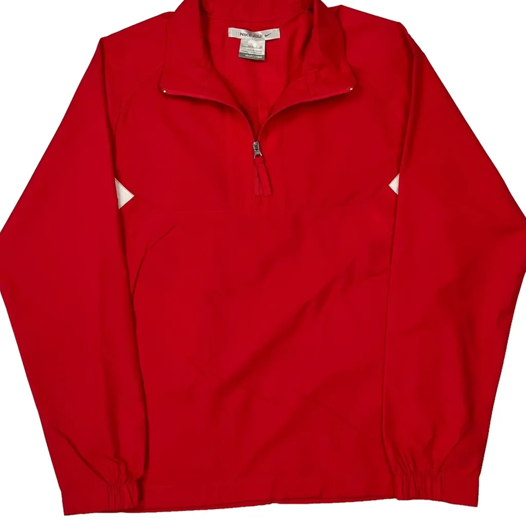Nike Golf Windbreaker - Small Red Polyester - Image 5
