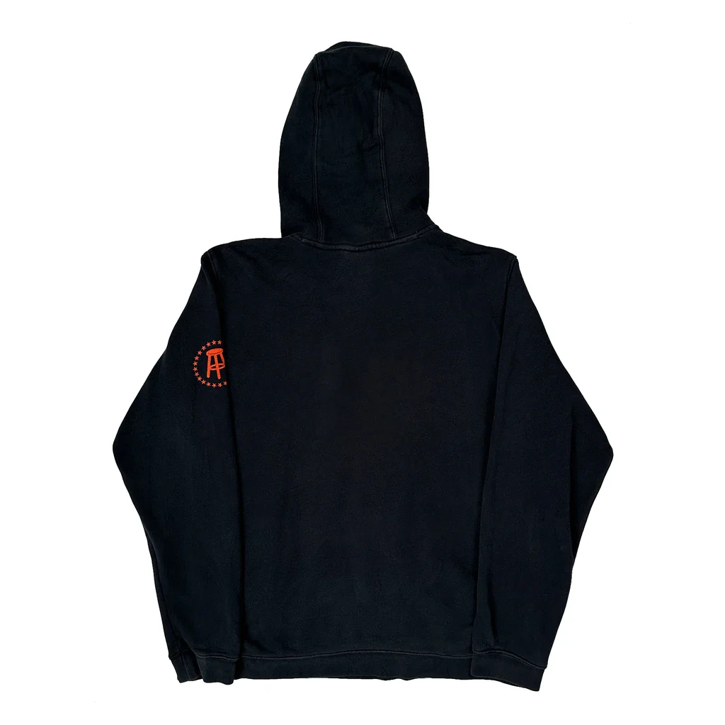 Nike Graphic Hoodie - Large Black Cotton - Image 2