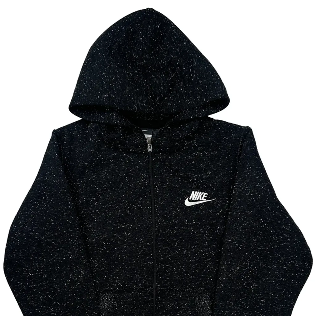 Nike Hoodie - Large Black Cotton Blend - Image 5
