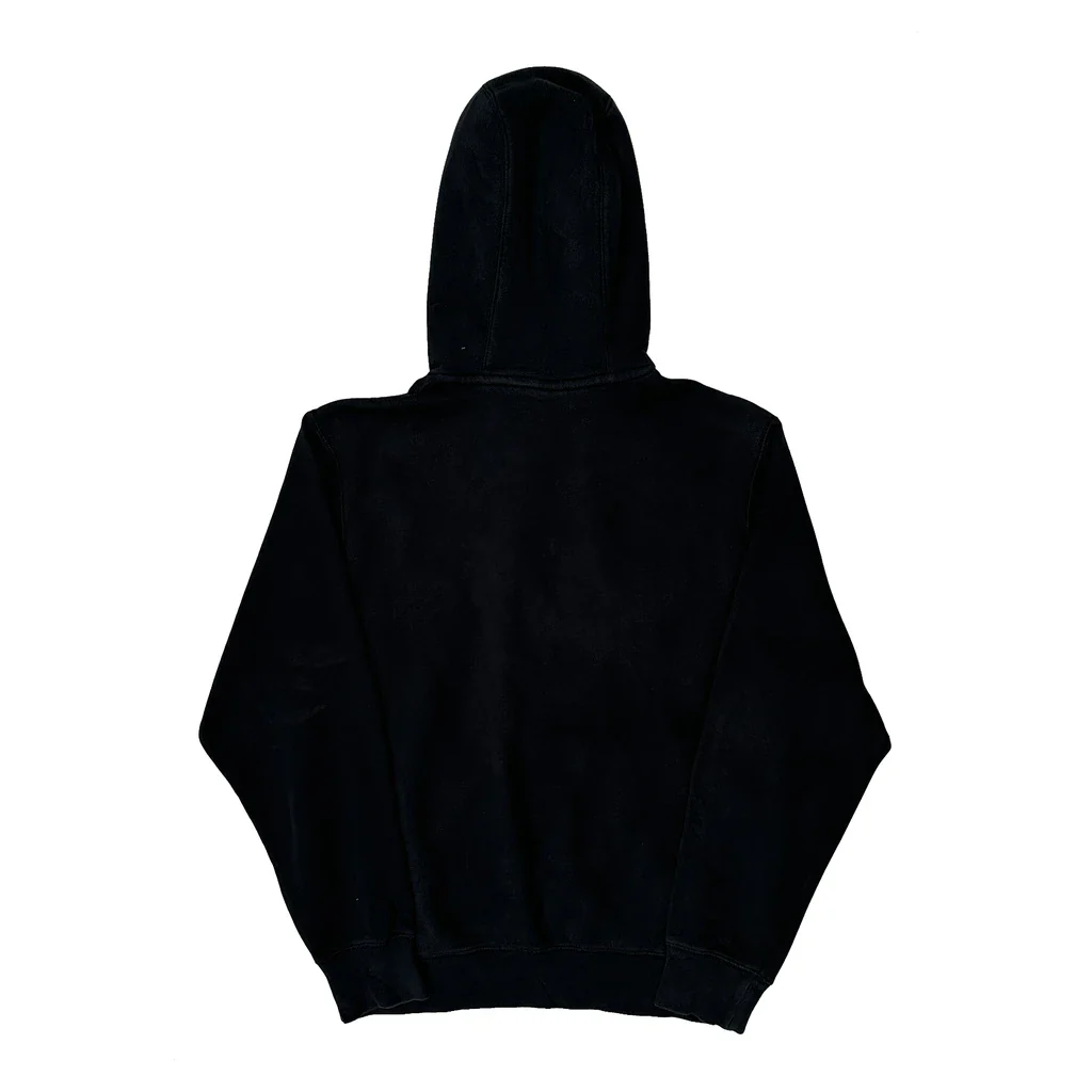 Nike Graphic Hoodie - Small Black Cotton - Image 2