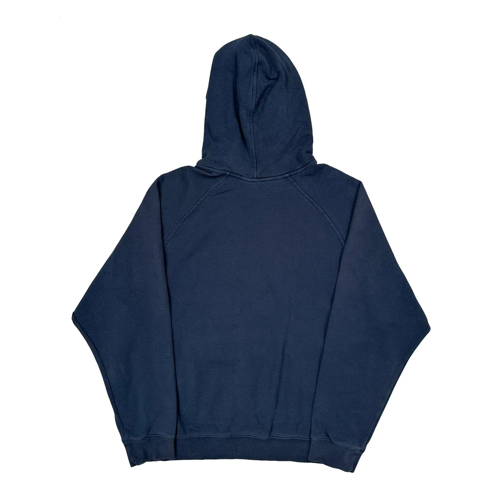 Nike Hoodie - Large Blue Cotton - Image 2