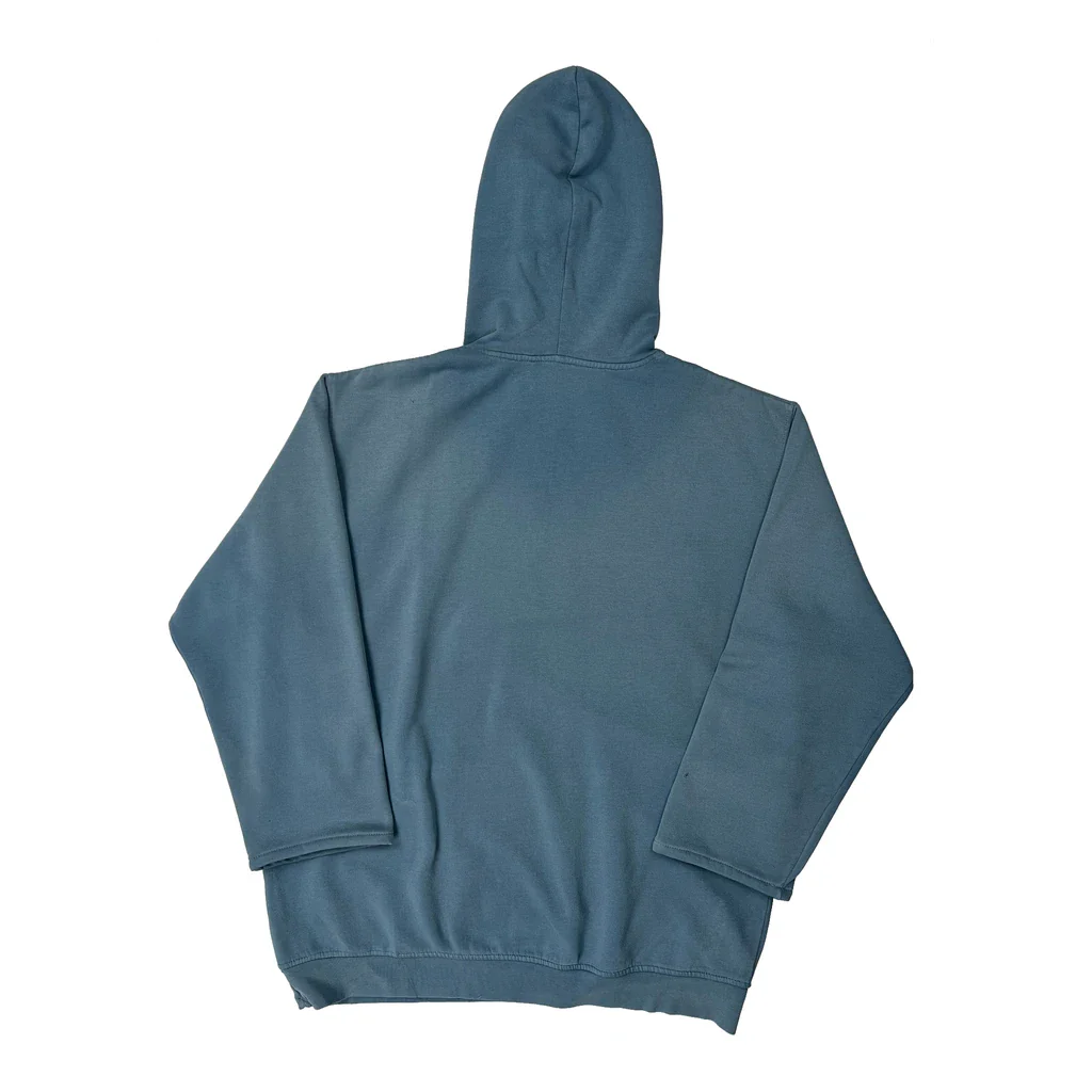 Nike Spellout Hoodie - XL Blue Cotton - Image 2