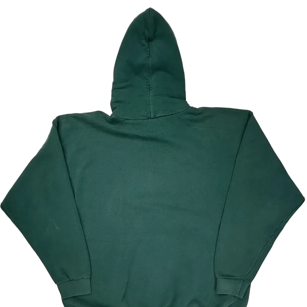 Nike Hoodie - Large Green Cotton - Image 6