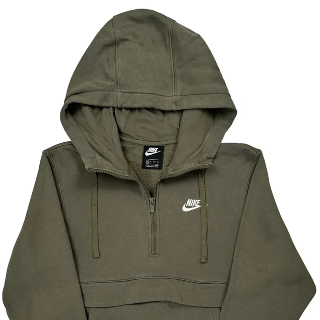 Nike Hoodie - XS Green Cotton - Image 5