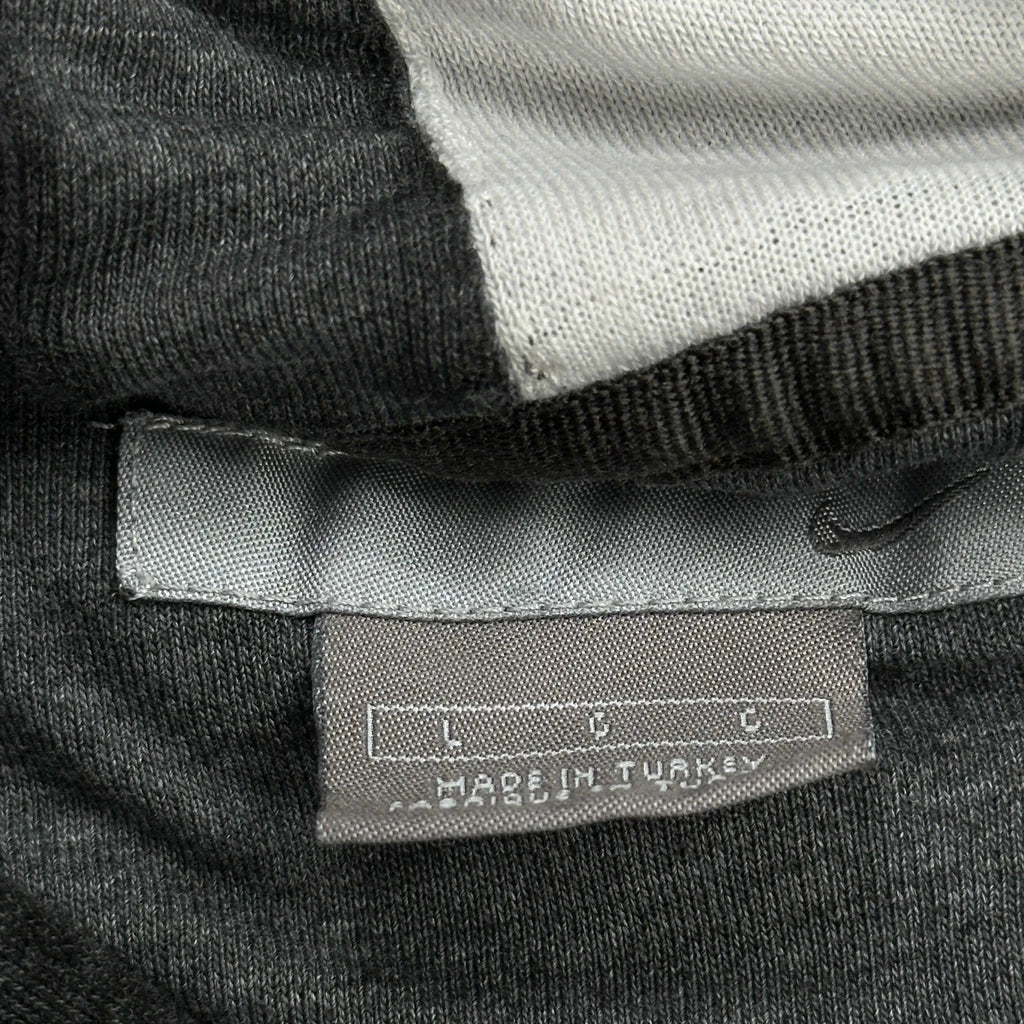 Nike Graphic Hoodie - Large Grey Cotton - Image 3