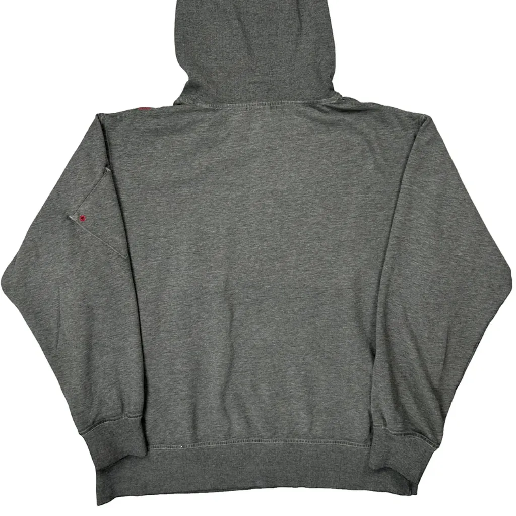 Nike College Hoodie - Large Grey Cotton - Image 7