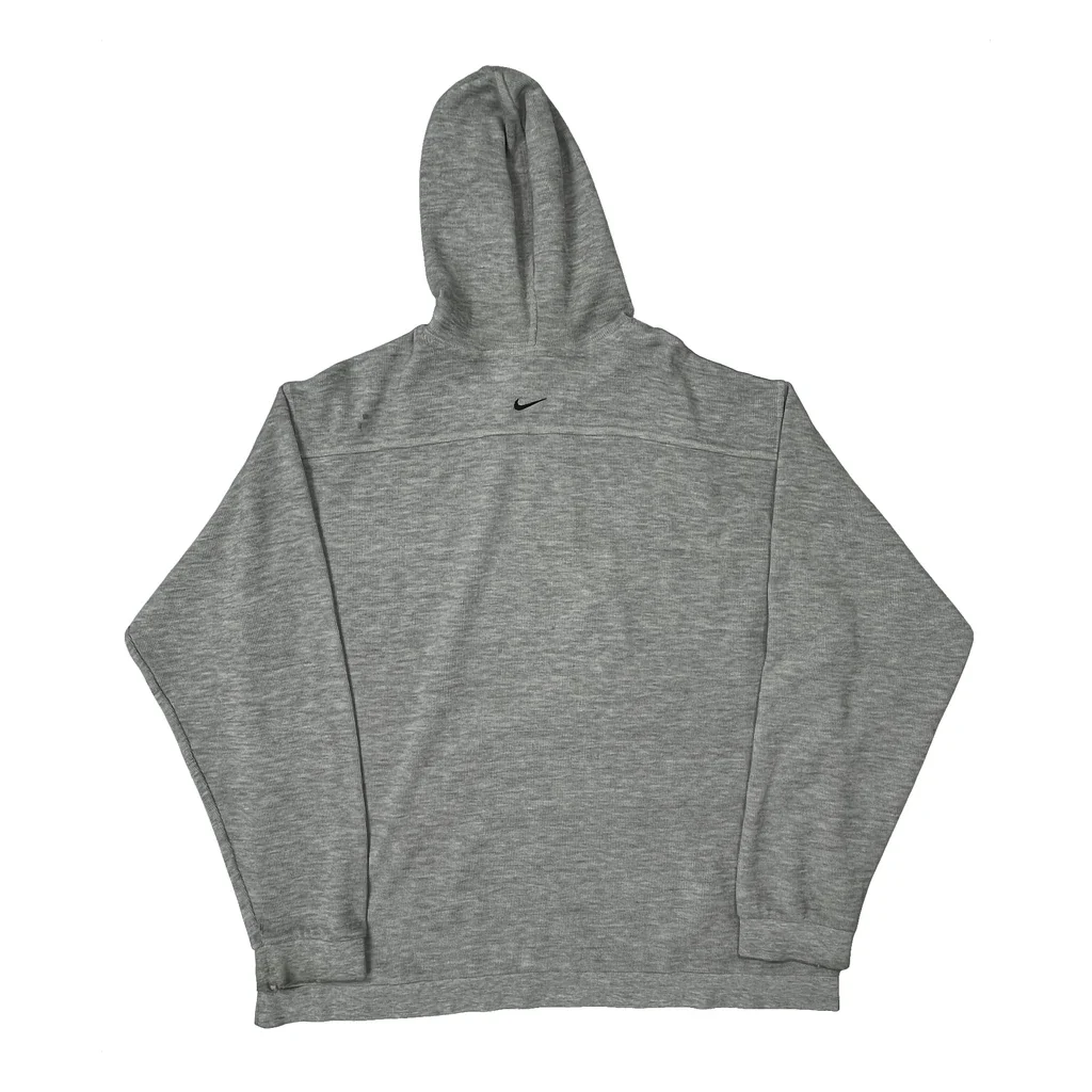 Nike Hoodie - XL Grey Cotton - Image 2