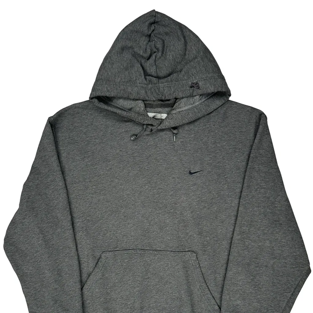 Nike Hoodie - XL Grey Cotton - Image 4