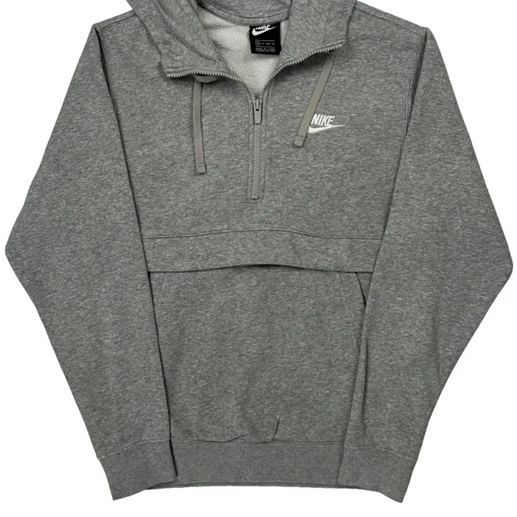 Nike Hoodie - XS Grey Cotton - Image 5