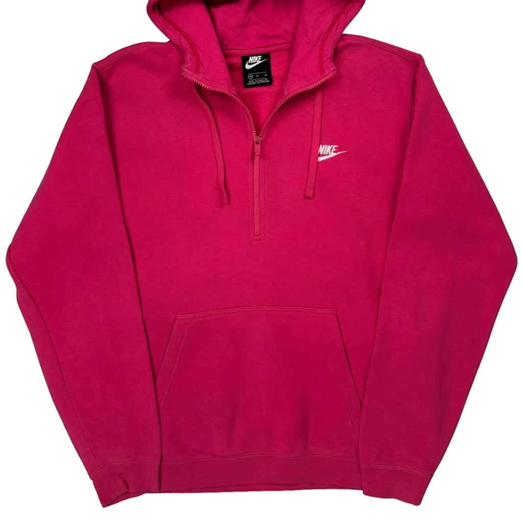 Nike Hoodie - Medium Pink Cotton - Image 4