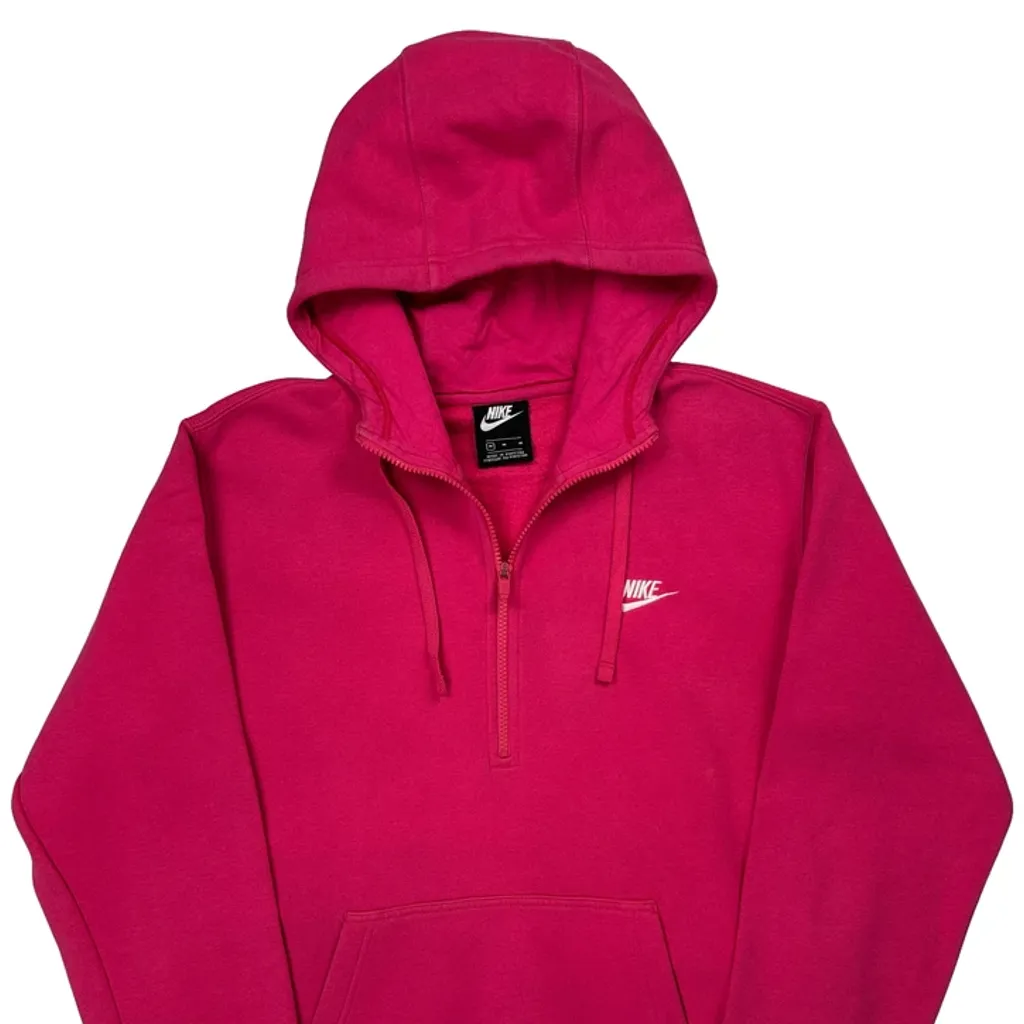 Nike Hoodie - Medium Pink Cotton - Image 5