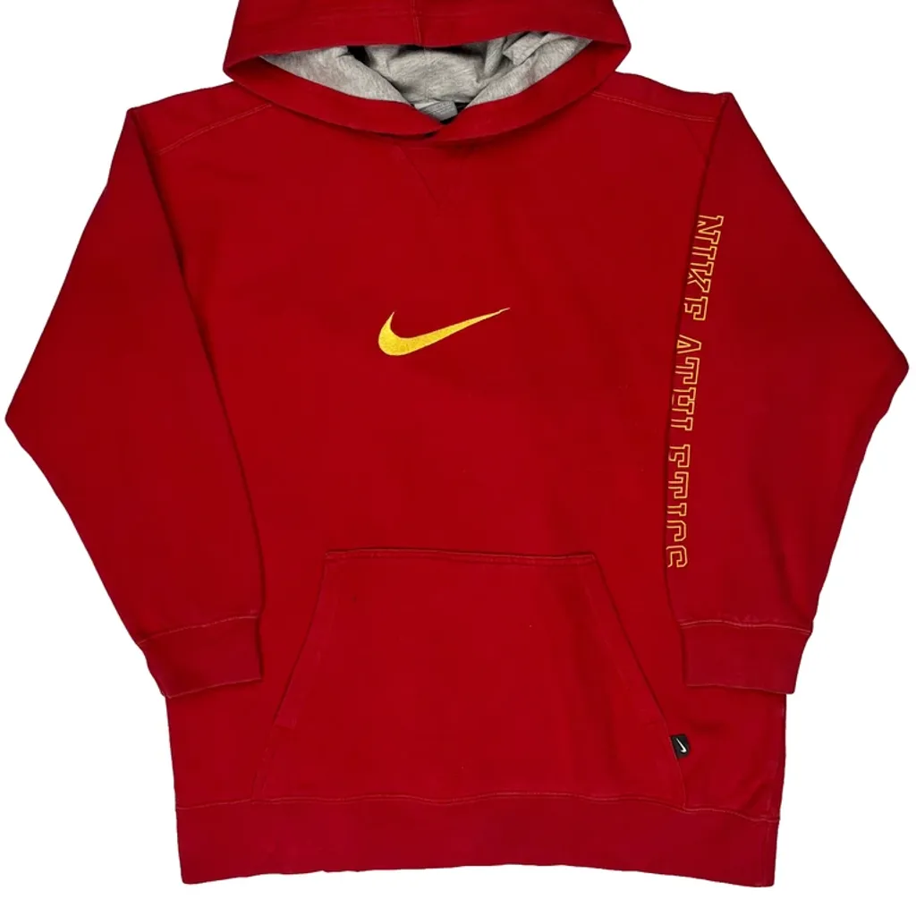 Nike Hoodie - XL Red Cotton - Image 5
