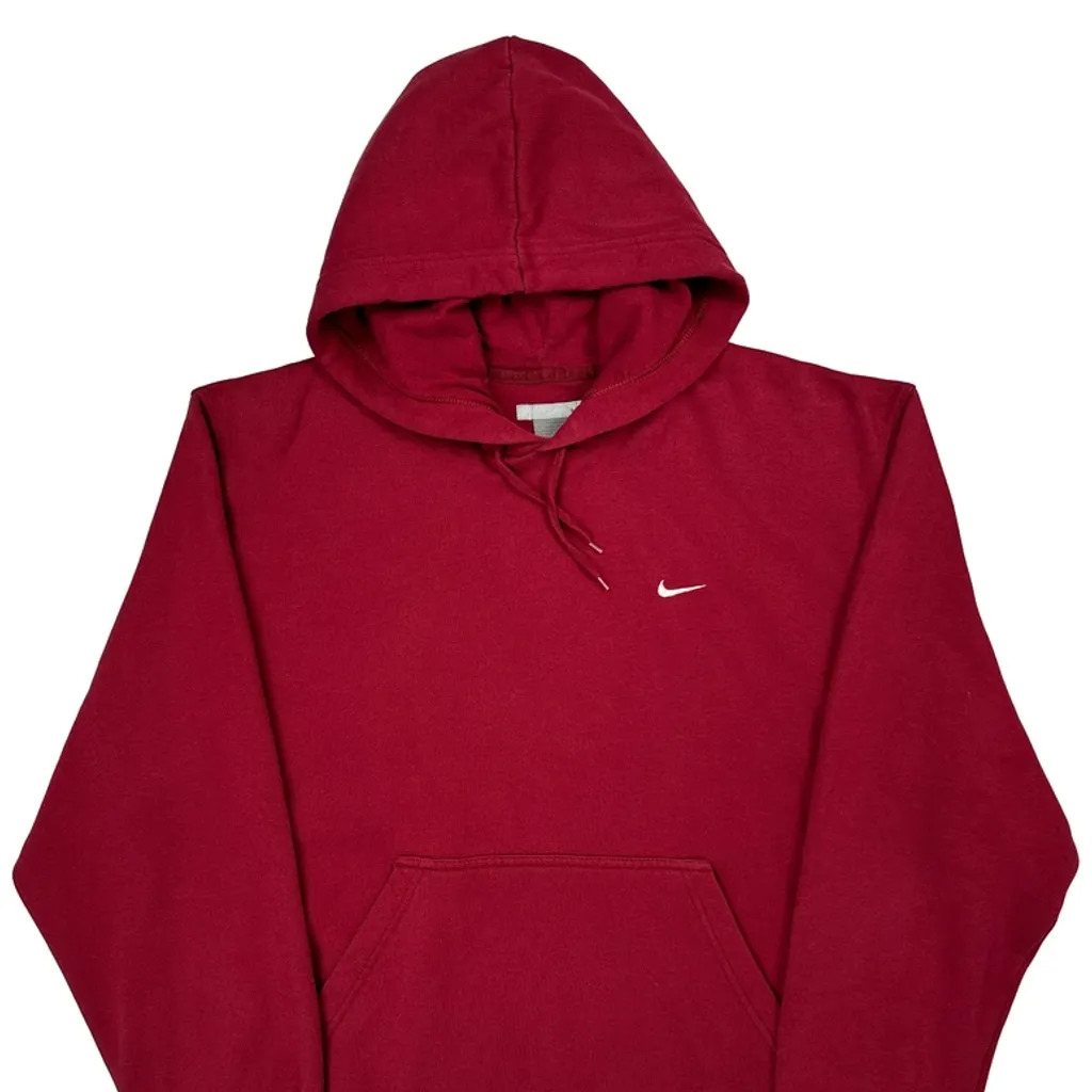 Nike Hoodie - XL Red Cotton - Image 4