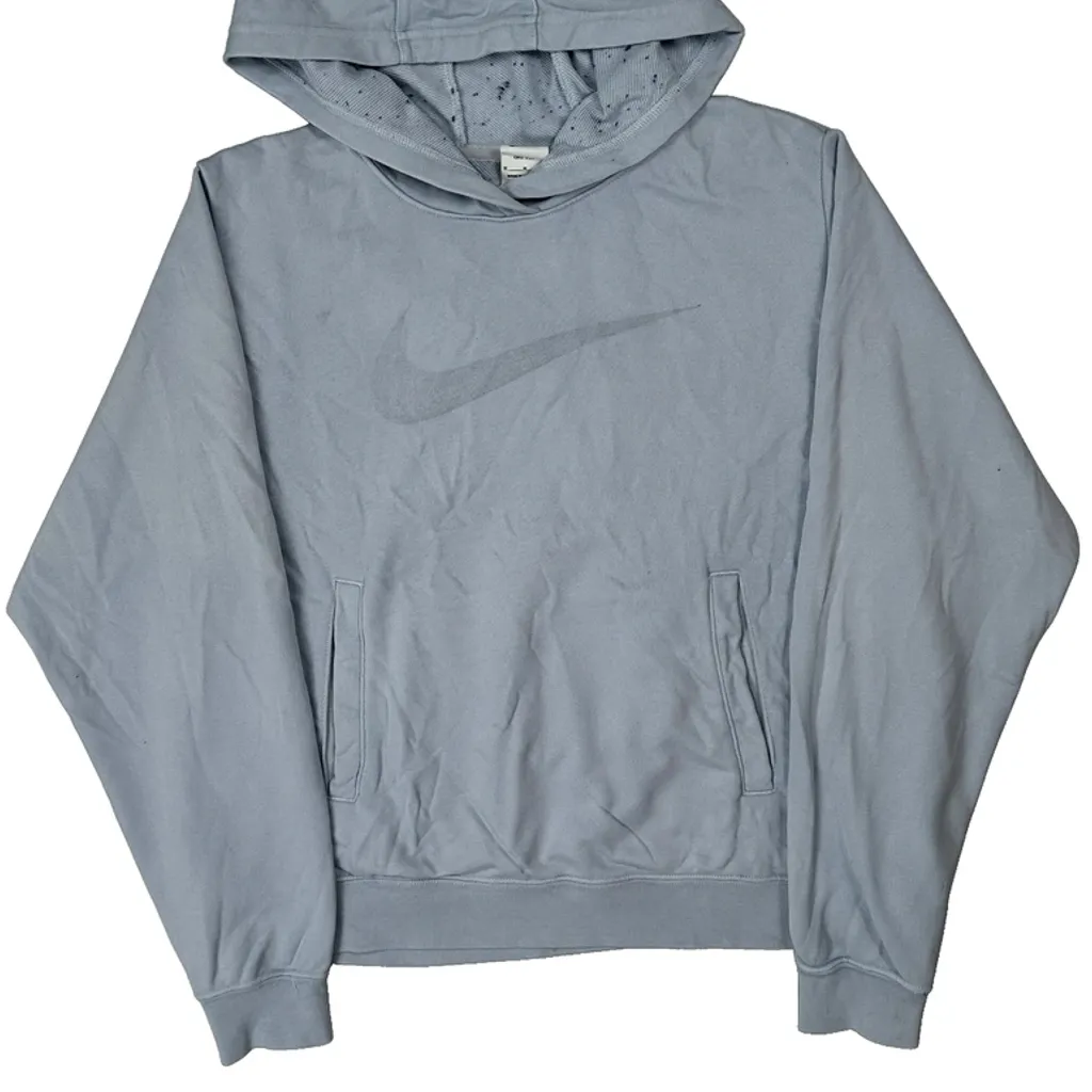 Nike Hoodie - Medium Blue Polyester - Image 4