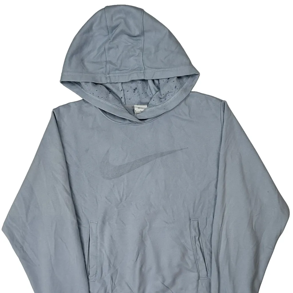 Nike Hoodie - Medium Blue Polyester - Image 5