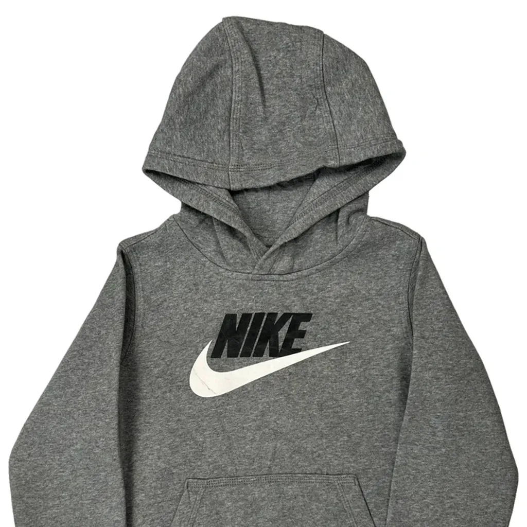 Nike Hoodie - Small Grey Cotton Blend - Image 4