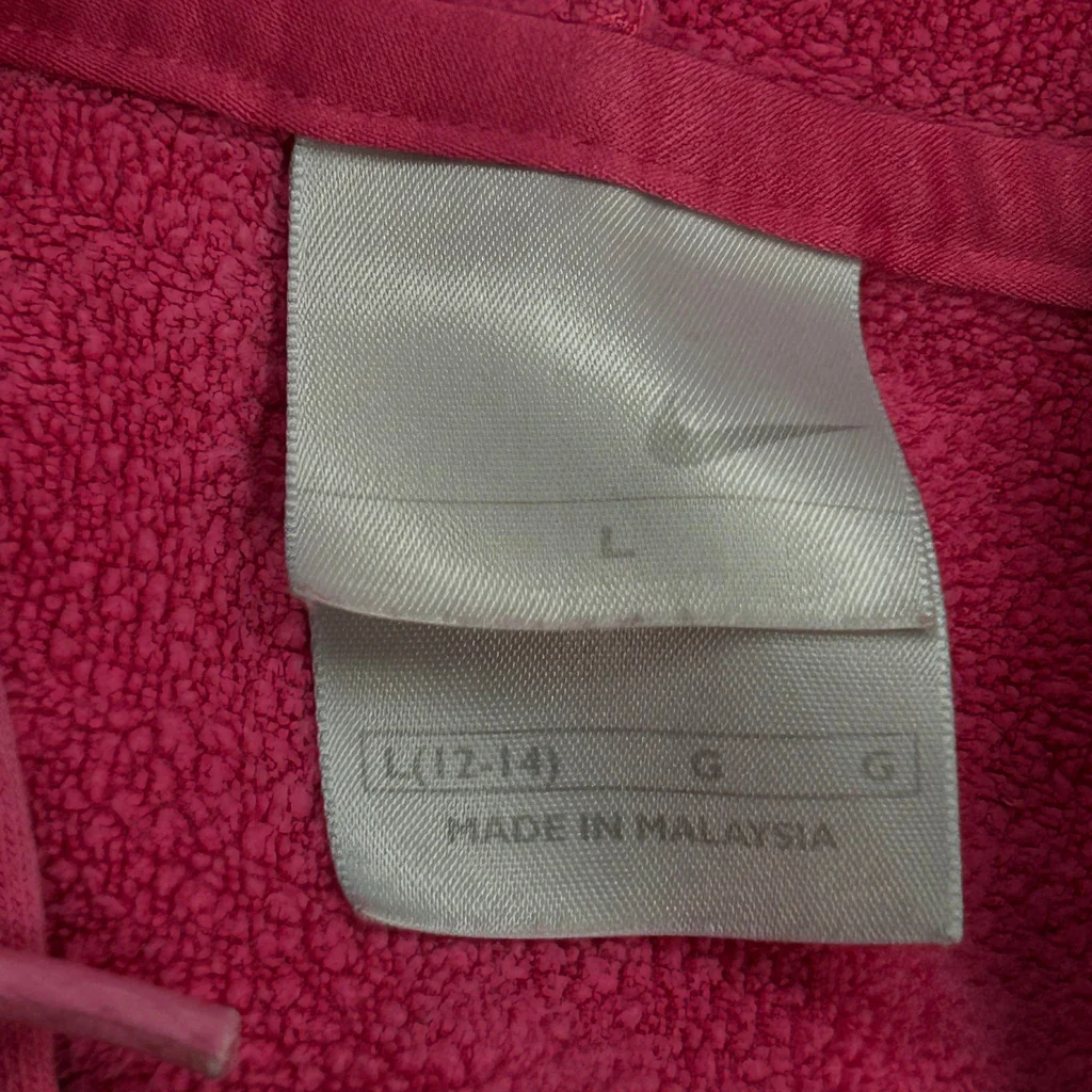 Nike Hoodie - Large Pink Cotton - Image 3