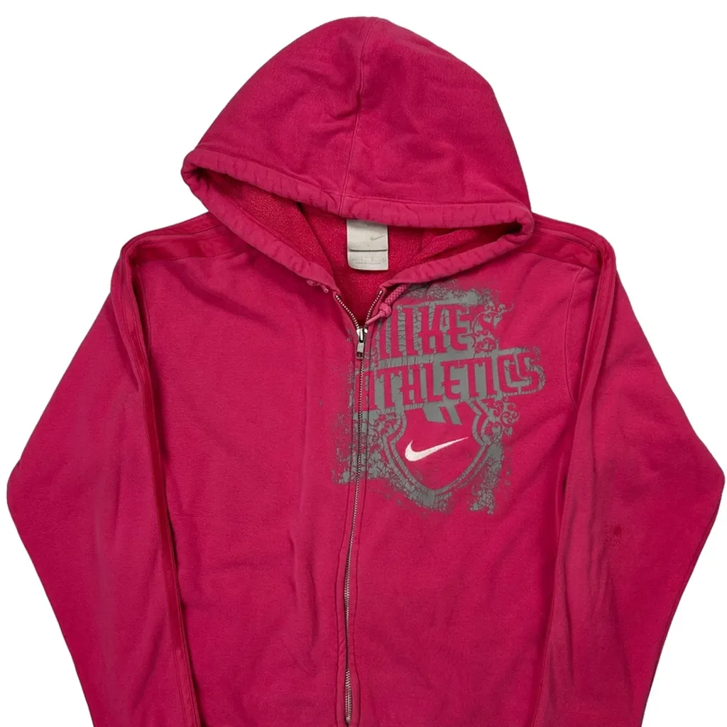 Nike Hoodie - Large Pink Cotton - Image 5