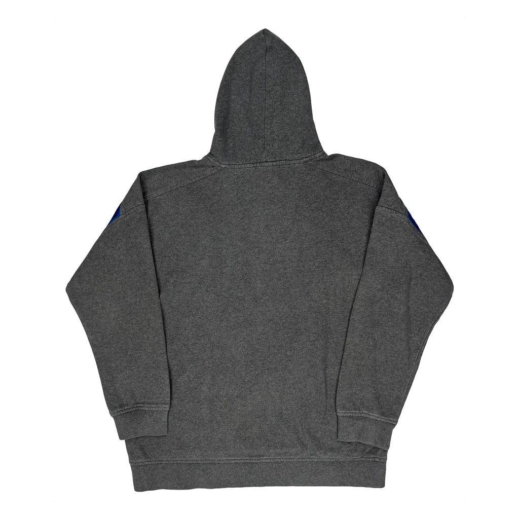 Nike Hoop Nike Graphic Hoodie - XL Grey Cotton Blend - Image 2