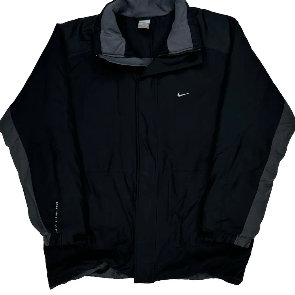 Nike Jacket - Large Black Polyester - Image 4