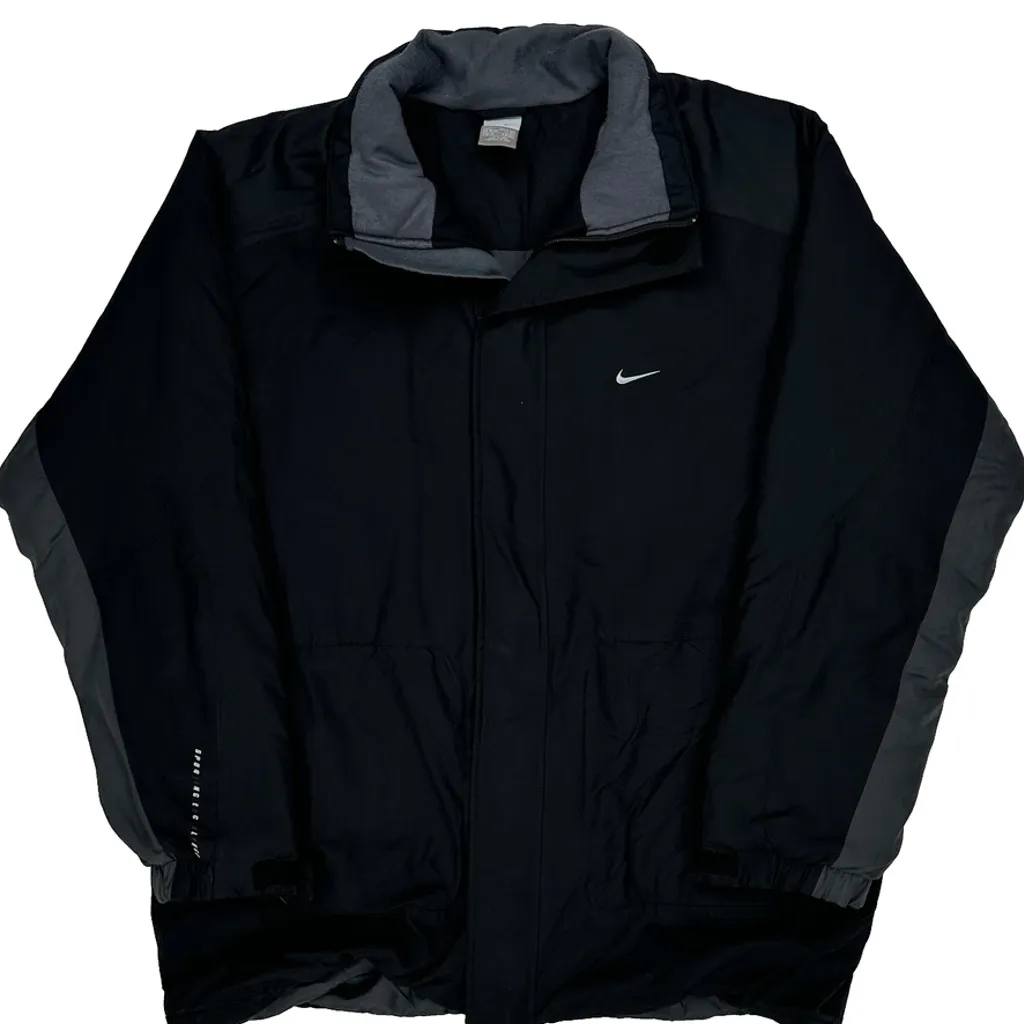 Nike Jacket - Large Black Polyester - Image 5
