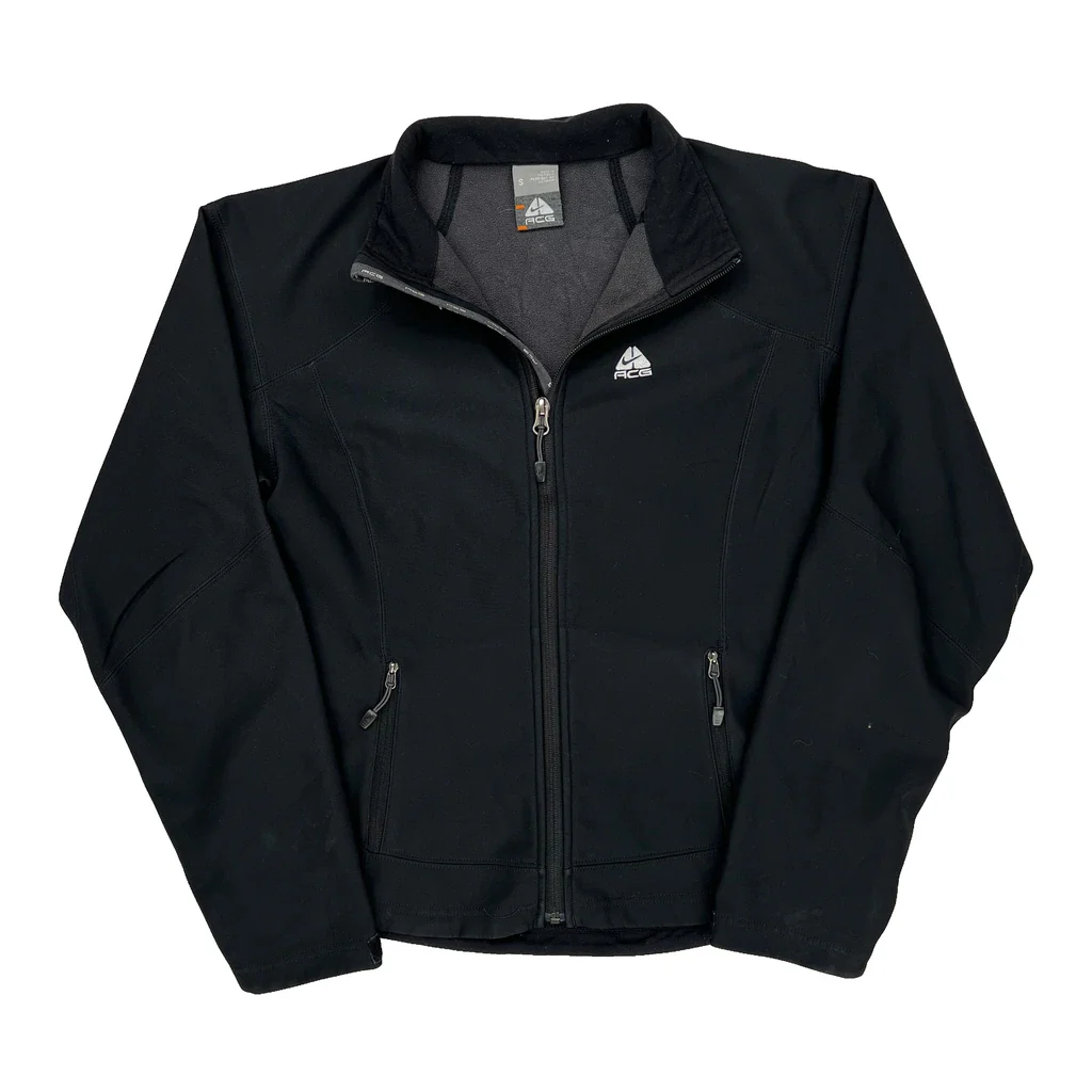 Nike Jacket - Small Black Polyester