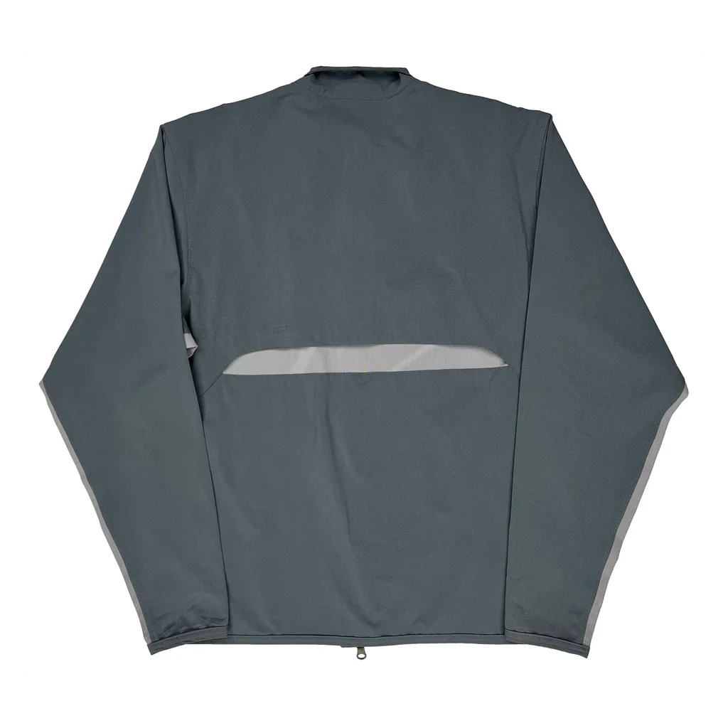 Nike Jacket - Medium Grey Polyester - Image 2